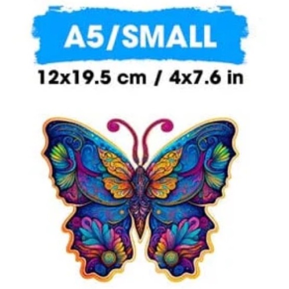 6 Colorful jigsaw puzzles! Peacock, owl, lion, butterfly, giraffe, and fox! - Picture 8 of 15